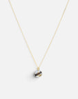 As ketting met hanger met as en haarlok | GOUD - GOLD FILLED - Kleine Zus