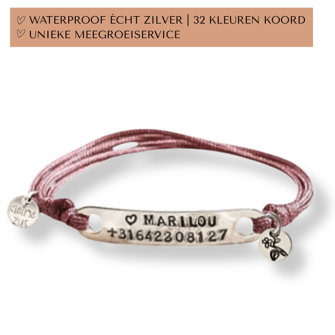 SOS armbanden - Kleine Zus