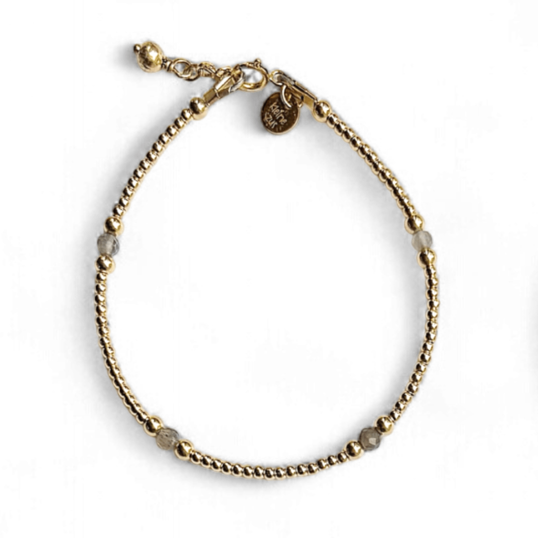 Armband dames goud - edelsteen | Feestdagen | GOUD - GOLD FILLED - Kleine Zus