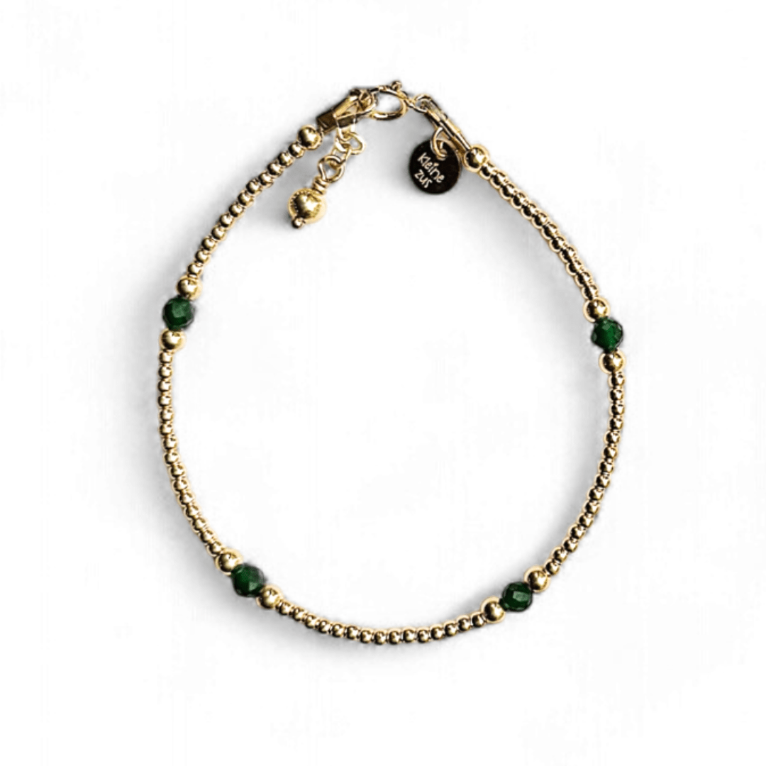 Armband dames goud - edelsteen | Feestdagen | GOUD - GOLD FILLED - Kleine Zus