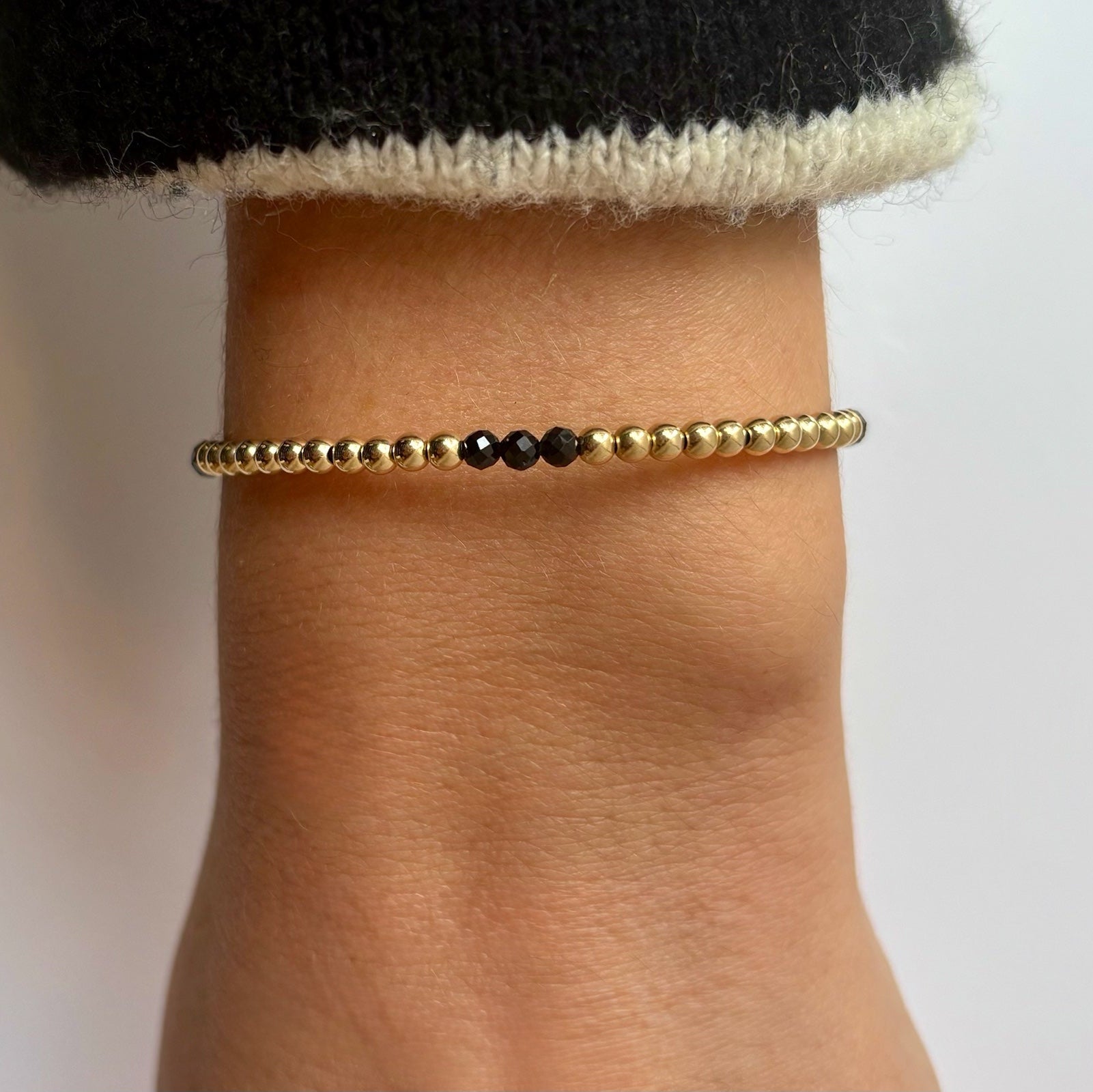 Armband dames goud - edelsteen | Feestdagen | GOUD - GOLD FILLED - Kleine Zus
