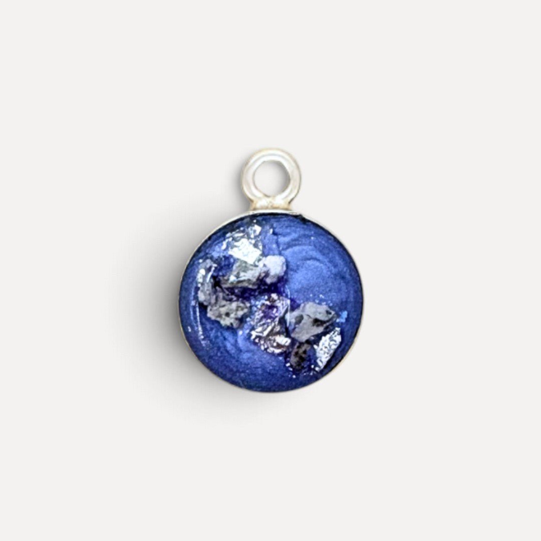 As ketting met as hanger | .925 STERLING ZILVER - BLAUW - Kleine Zus