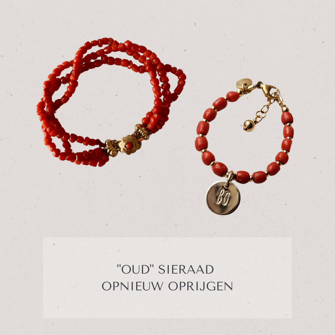 "Oud" sieraad opnieuw oprijgen - Kleine Zus