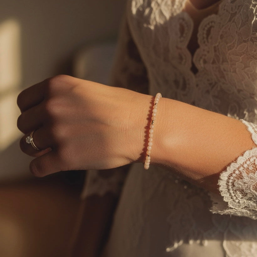 prachtige armband met zonnesteen