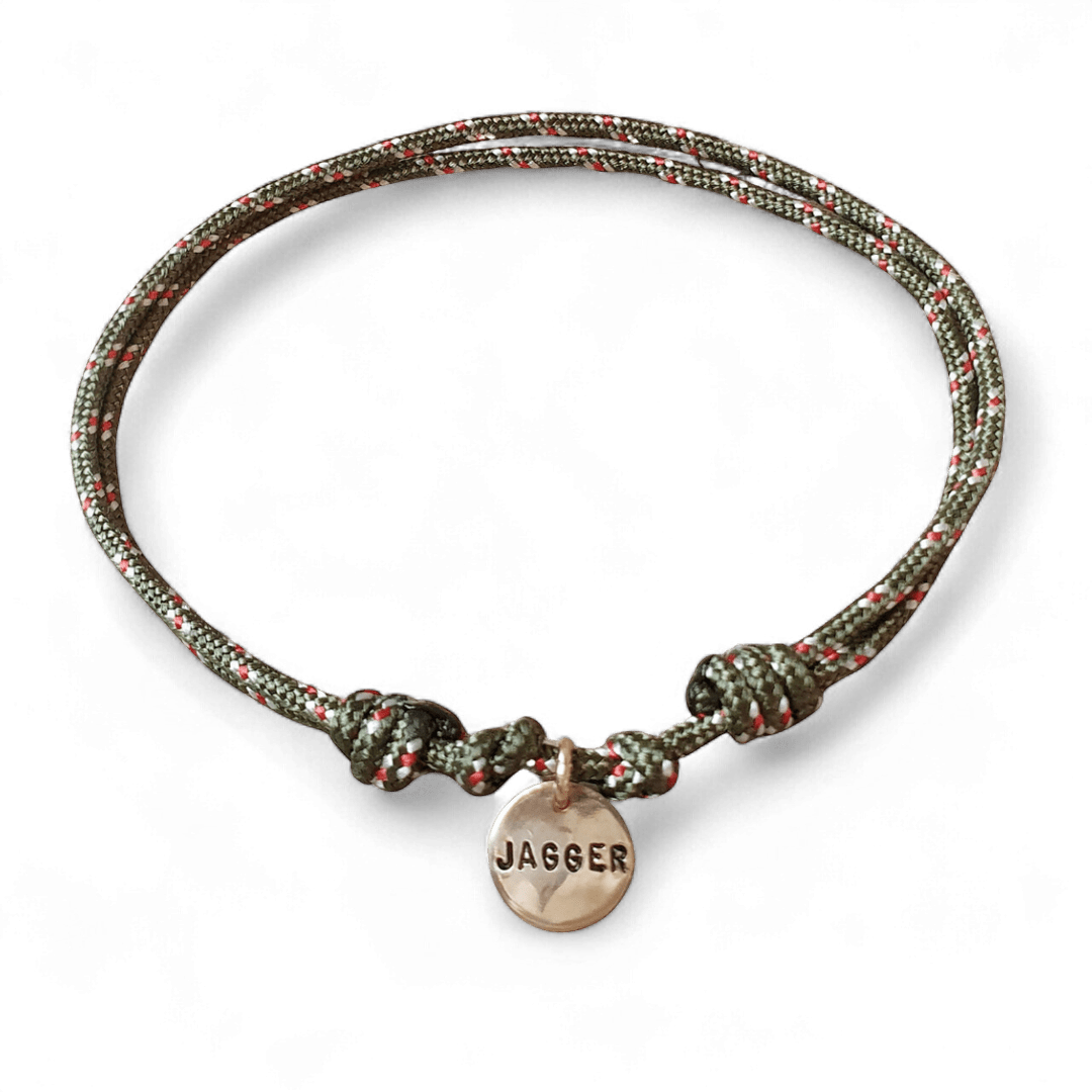 Koordarmband met naam | Heren | GOUD - GOLD FILLED - Kleine Zus