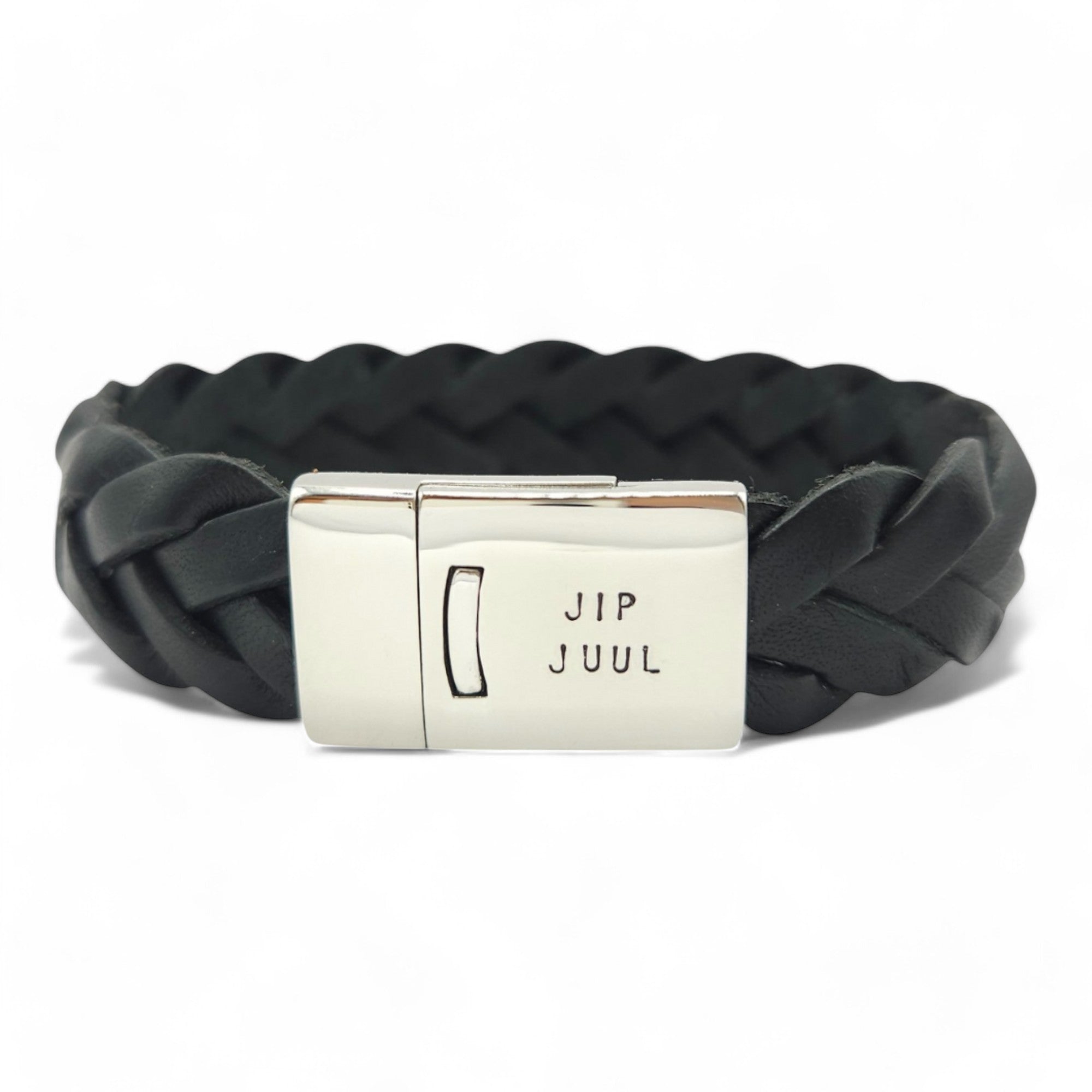 Leren armband met naam heren