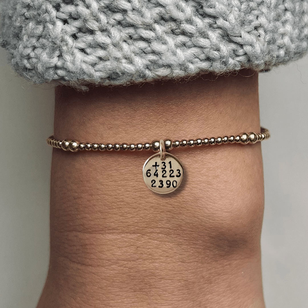 SOS Armband | Pip | GOUD - GOLD FILLED - Kleine Zus