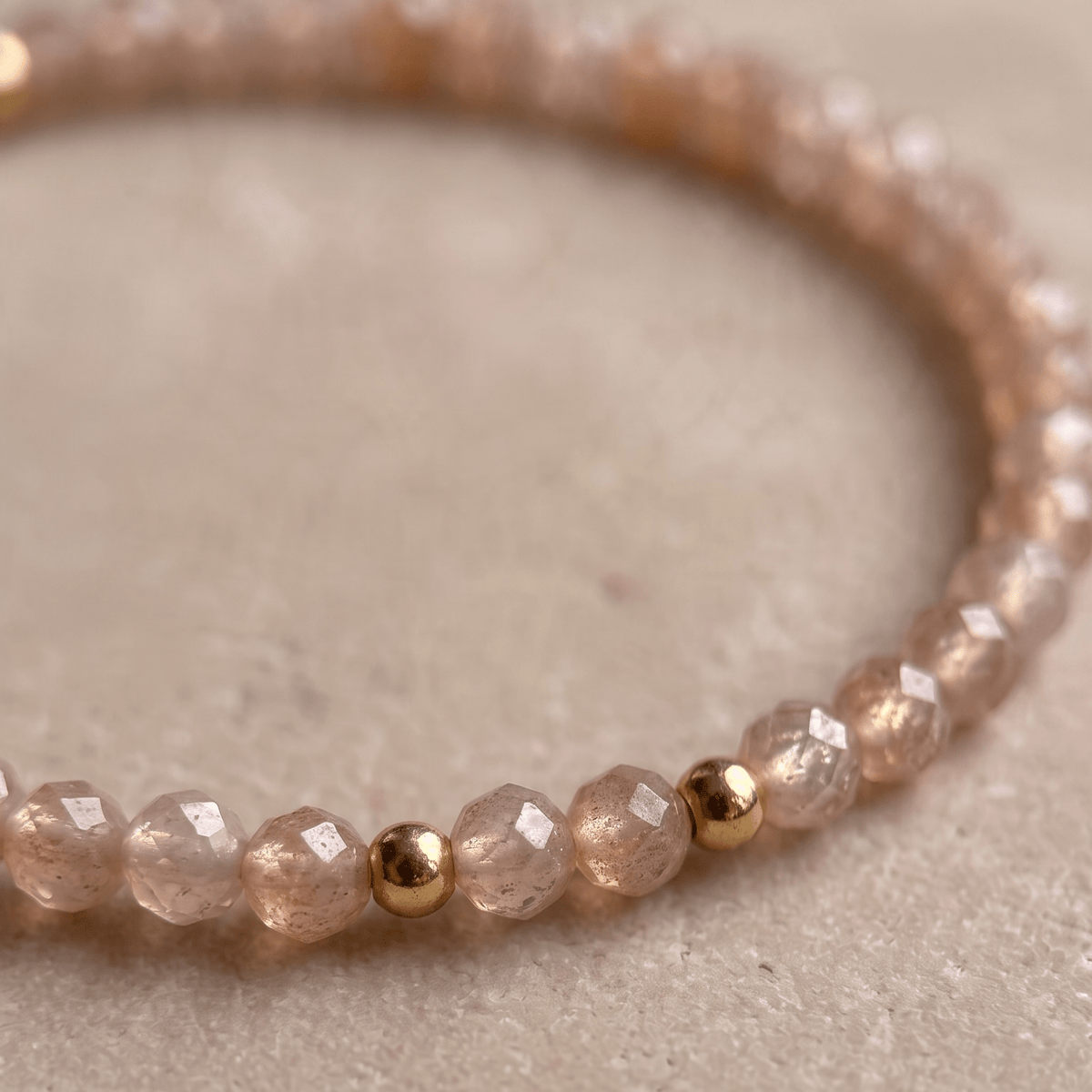 Armband dames goud - edelsteen | Annemae | GOUD - GOLD FILLED - Kleine Zus