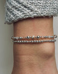 Armband dames zilver - edelsteen | Louise | .925 STERLING ZILVER - Kleine Zus