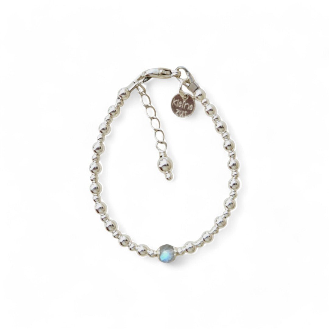 Armband zilver | Geboortesteen | Kind | .925 STERLING ZILVER - Kleine Zus