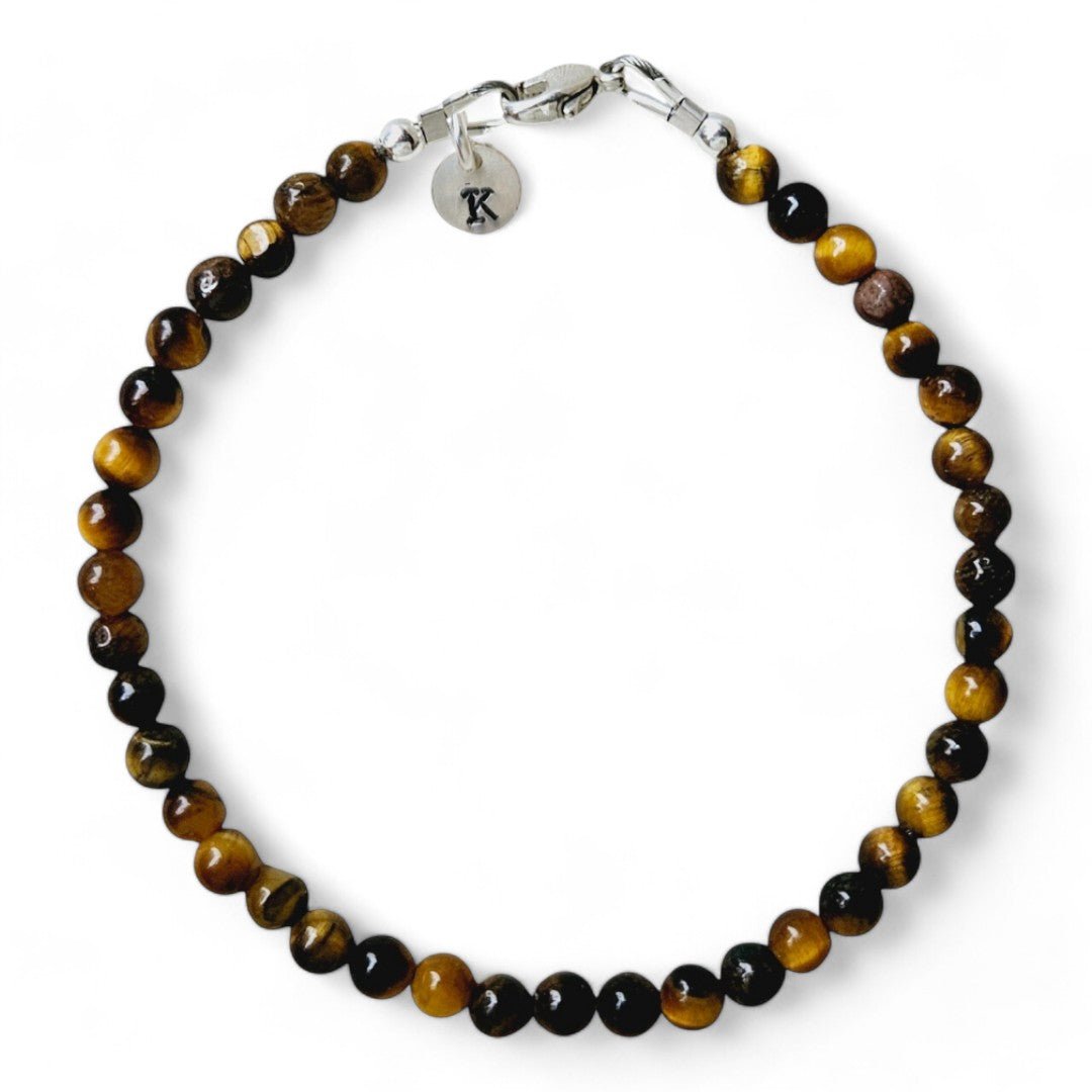 Armband met initiaal | Heren | Faas | .925 STERLING ZILVER - Kleine Zus