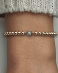 Assieraad | As armband | Jill 4 mm | GOUD - GOLD FILLED - Kleine Zus