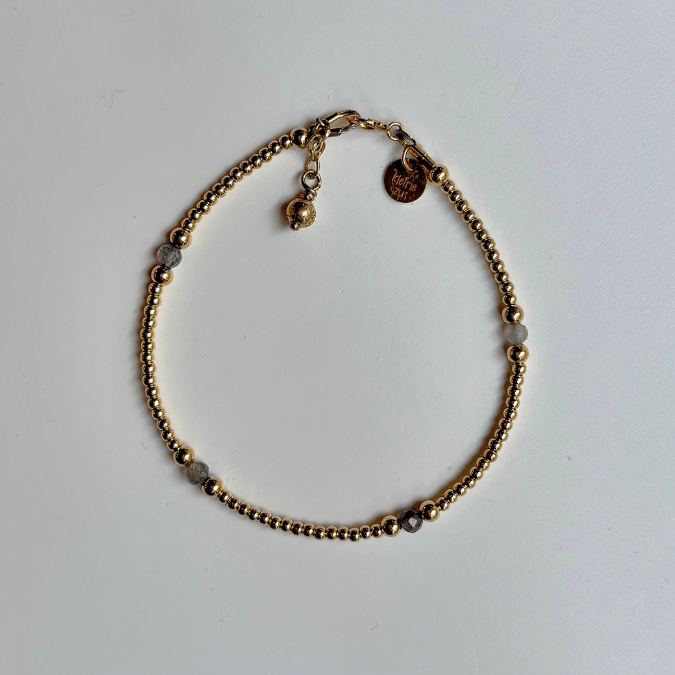 Armband dames goud - edelsteen | Feestdagen | GOUD - GOLD FILLED - Kleine Zus