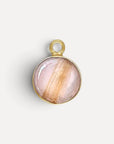 Haarlok hanger 14k gold filled goud handgemaakt roze