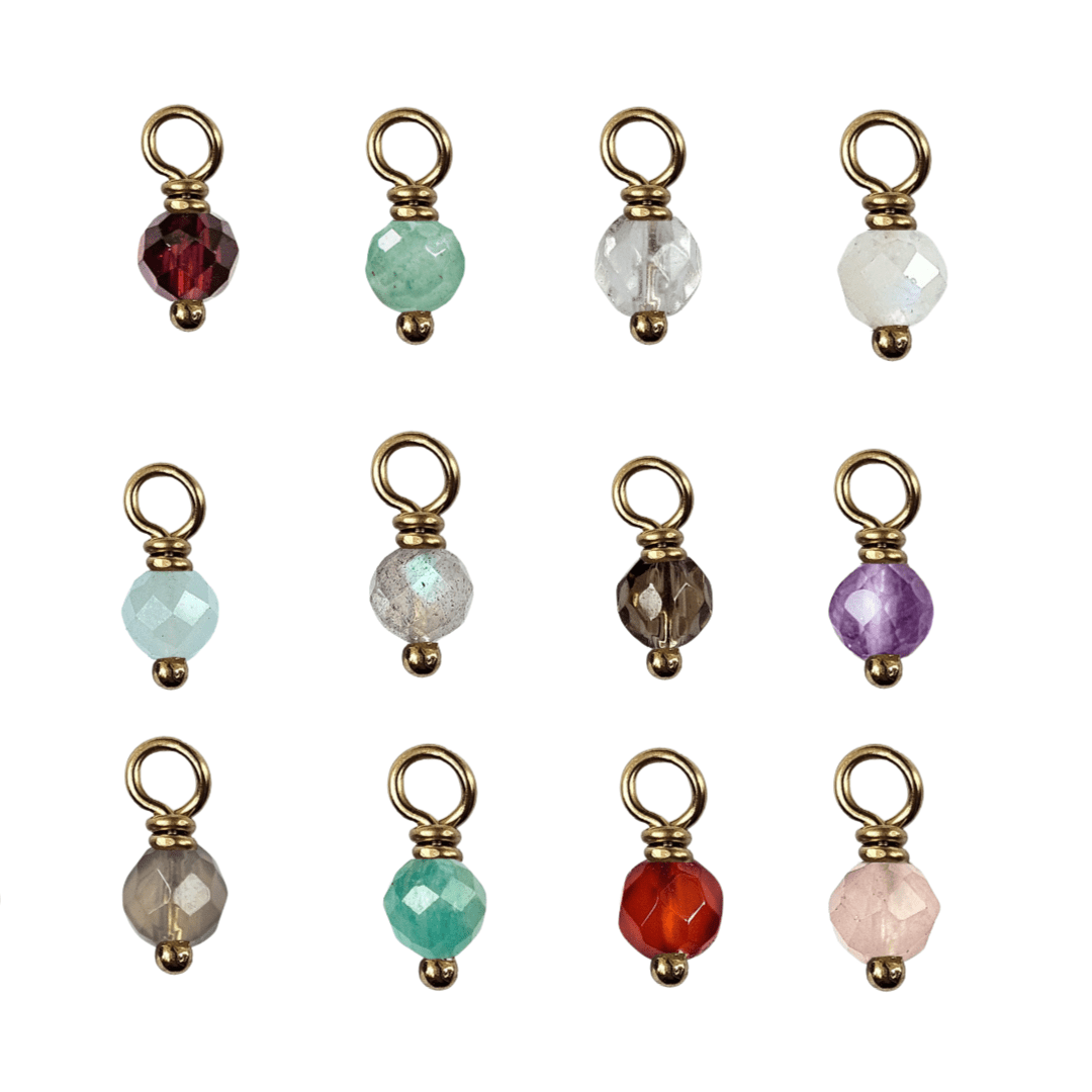 Hanger geboortesteen | 4 mm facet | GOUD - GOLD FILLED - Kleine Zus