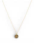 Haarlok sieraad | Ketting met hanger haarlok | GOUD - GOLD FILLED - Kleine Zus